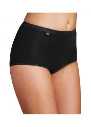 Трусики корегуючі чорні котонові жіночі труси