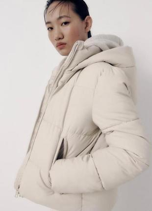 Куртка зимняя пуффер zara в наличии2 фото