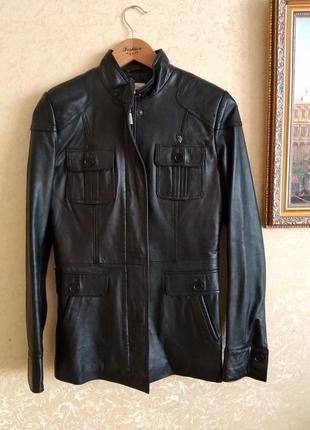 Кожаная куртка, polo assn, оригинал, s