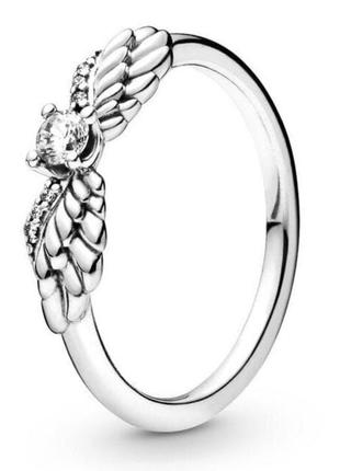 Кольцо крылья ангела пандора pandora серебро 925