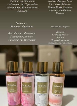 Парфюмированный спрей для тіла top beauty
