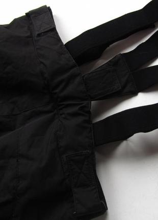 Теплые термо зимние горнолыжные влагостойкие лыжные штаны брюки полукомбинезон комбинезон decathlon5 фото