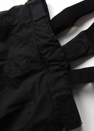 Теплі зимові термо гірськолижні вологостійкі лижні штани брюки напівкомбінезон комбінезон decathlon6 фото