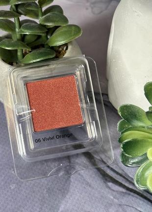 Оригінал тіні shiseido vivivi orange 06 тестер pop powdergel eye shadow powder gel1 фото