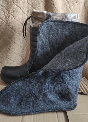 Чоловічі утеплені непромокаючі чоботи