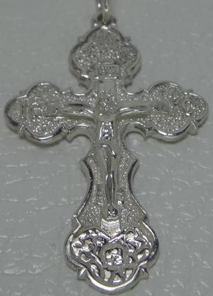 Новый серебряный крестик 4,92г1 фото