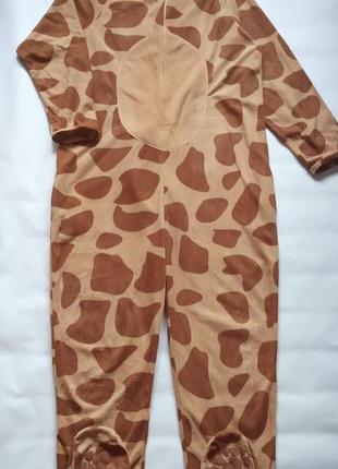 Флисовая пижама кигуруми жирафка