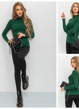 Зелений гольф рубчик #326