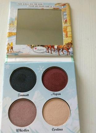 Палетка теней the balm mont balm eyeshadow palette - for girls on the run3 фото