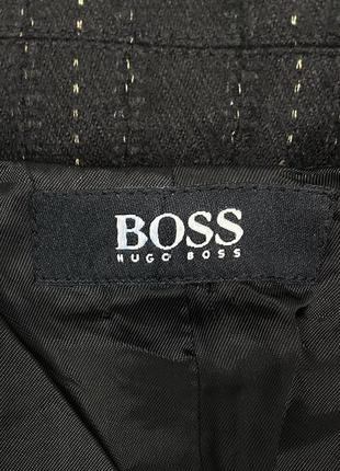 Отличный удлиненный шерстяной пиджак hugo boss3 фото