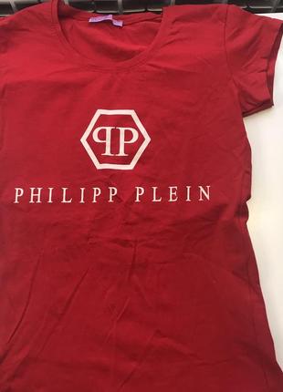 Женская футболка philipp plein