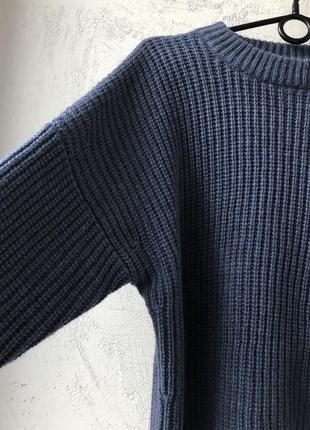 Свитер / вязаный оверсайз свитер h&amp;m - xs состояние отлично в составе шерсть2 фото
