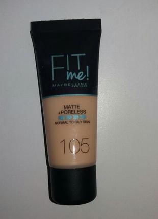 Тональный крем maybelline fit me!1 фото