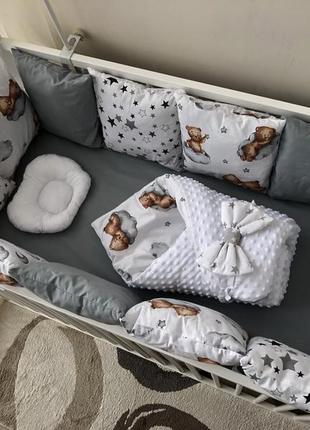 Комплект постельного белья baby comfort малыш мишки
