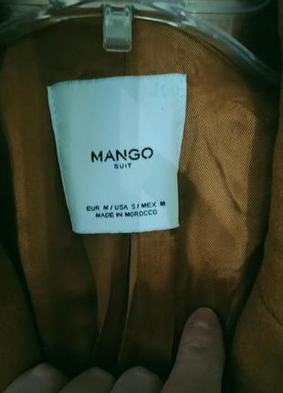 Пальто женское чорчичное от mango4 фото