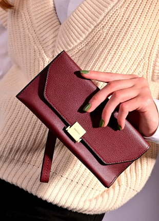 Гаманець жіночий бордовий код 451