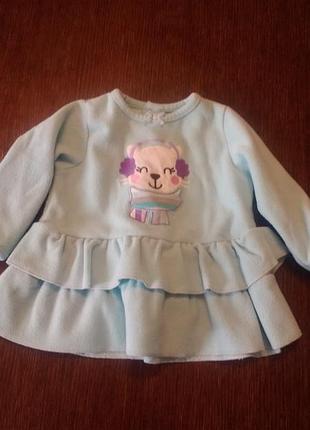 Сукня carters 3-6 міс флісові.