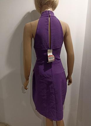 Фиолетовое коктельное платье5 фото