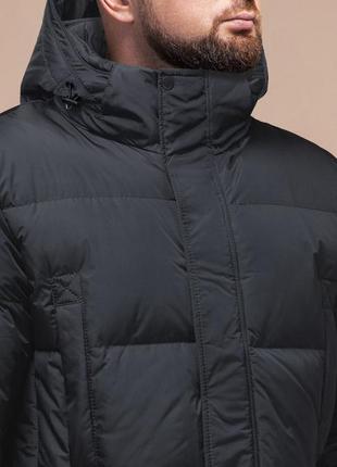 Чоловіча графітова зимова куртка великого розміру модель 3284 (клад тільки 60(5xl))5 фото
