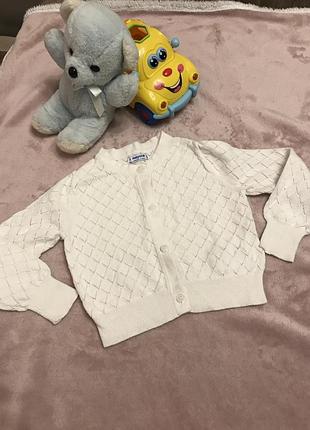 Кофта mayoral на 2-3 роки,кофта 100% бавовна ,світер на ґудзиках