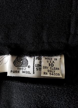 Шерстяная (100 % pure wool) миди юбка карандаш с карманами gianni sport.4 фото