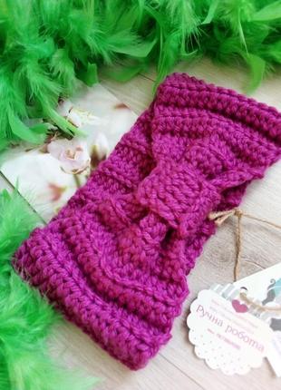 Стильная яркая повязка на голову