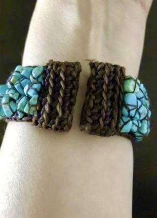 Браслет бирюза3 фото