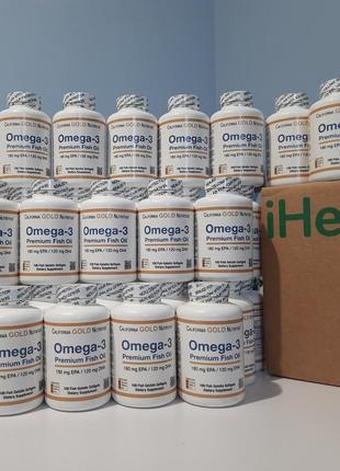 Рыбий жир omega 3 омега 3 california gold nutrition2 фото