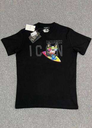 Футболка 100% котон черная