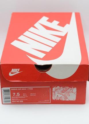Кросівки nike air max 1 prm , преміум, оригінал з коробкою, розмір 38.5 (24.5 cm)3 фото