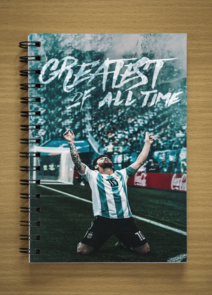 Блокнот lionel messi месси лионель argentina аргентина футбол football скетчбук sketchbook