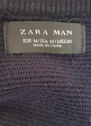 Синий жакет, кардиган zara man3 фото