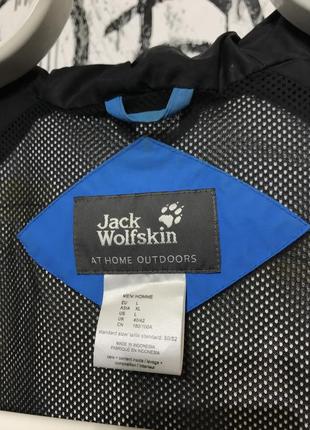 Вітровка куртка jack wolfskin, оригінал, легка, мембранна, тнф, з логотипами9 фото