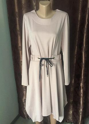 Платье трикотажное
