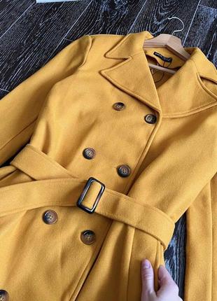 Классное пальто с поясом shein2 фото
