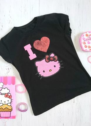 Футболка для девочки hello kitty