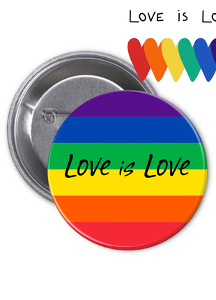 Значок love is love lgbt лгбт