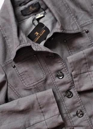 Котоновый пиджак немецкого бренда eugen klein,новый  с биркой4 фото
