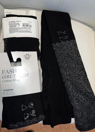 Колготки на дівчинку calzedonia  8-10 р. зріст 132-138 коттон