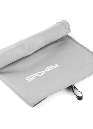 Охлаждающее полотенце spokey sirocco 50х120, быстросохнущее, серое