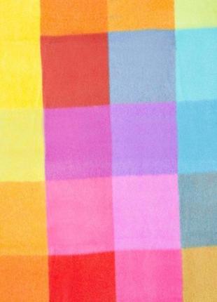 Килимок для пікніка та пляжу водонепроникний spokey colour 130х150 см, кольоровий квадрат3 фото