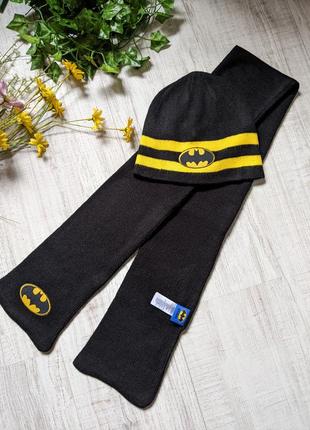 Шапка шарф batman детский