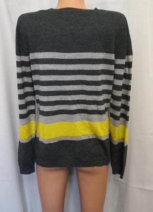 Стильний светр, джемпер у смужку No13kt3 фото