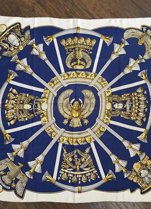 Акция, скидка!!!винтаж редкий! шелк hermes silk scarf egypte by caty latham 19701 фото