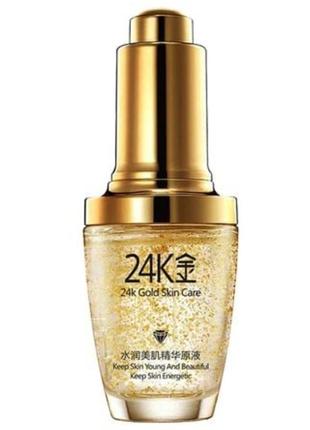 Сыворотка для лица bioaqua 24k gold skin care увлажняющая, с гиалуроновой кислотой и золотом, 30 мл2 фото