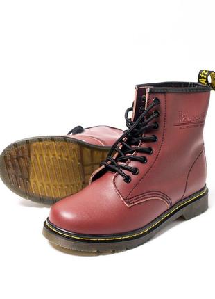 Акція! шикарні жіночі демісезонні черевики dr. martens 😍 (весна/ осінь)