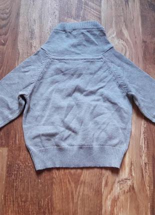 Детский трикотажный пуловер3 фото