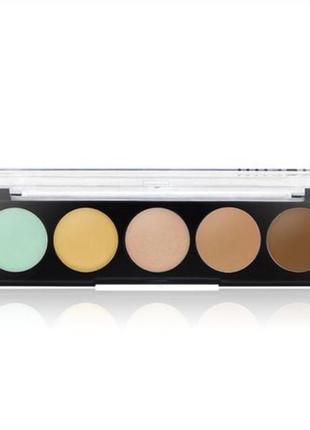 Палетка консилеров для лица imagic camouflage palette 5 color concealer, 10 г1 фото