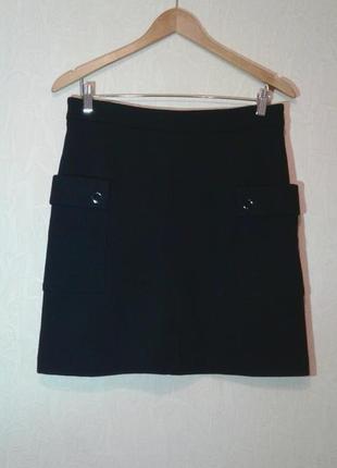 Фирменная классная юбка с накладными карманами3 фото