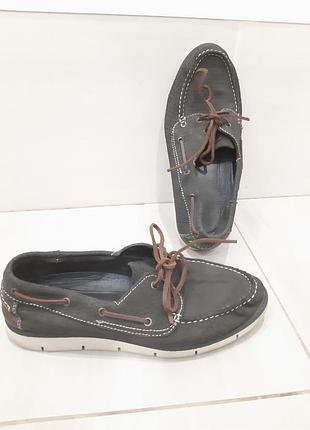 Топсайдеры туфли кожаные 41 размер коллекция 2017 год